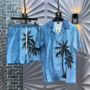 Sky Blue Palm Tree Set