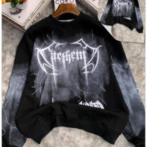 Black Lightning Graphic Sweatshirt