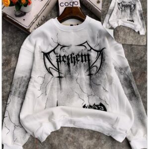 White Lightning Graphic Sweatshirt